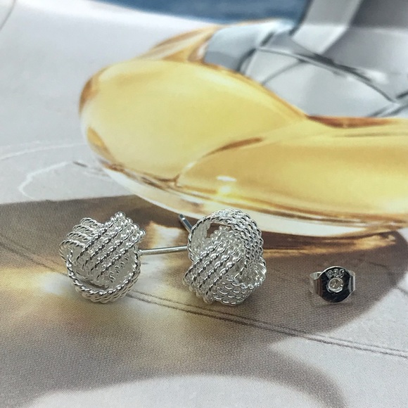 Sterling Silver 925 Stud Earrings - Picture 4 of 5